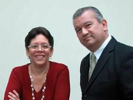Luis Troetsch junto a su esposa Margarita.