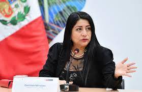 La ministra de Economía y Finanzas de Perú, Denisse Miralles