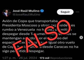 Según el INAC, es falsa la información generada a través de la cuenta de Mulino.