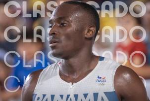 Atleta panameño Alonso Edward.