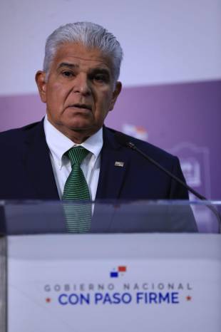 El presidente de la República, José Raúl Mulino.