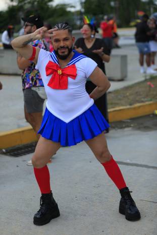 Participantes del desfile Panama Pride 2025.