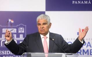 Fotografía de archivo en donde se ve al presidente de Panamá, José Raúl Mulino.