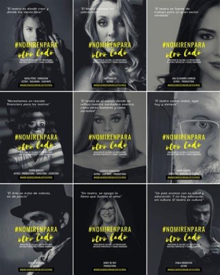 Campaña #NoMirenParaOtroLado #NoDejemosCerrarLosTeatros