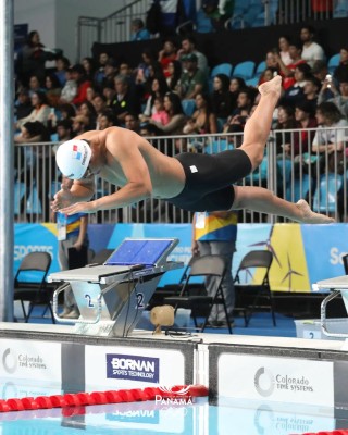 El nadador Tyler Christianson.