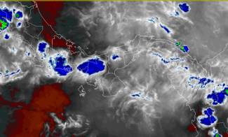 Imagen satelital del Instituto de Meteorología e Hidrología de Panamá (Imhpa).