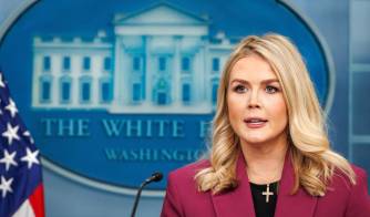 La portavoz de la Casa Blanca, ‎Karoline Leavitt.