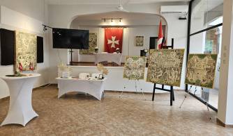 Chen Chén se exhibe en la Casa de la Orden de Malta en San Felipe.
