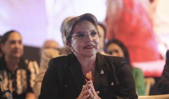 La presidenta de Honduras, Xiomara Castro, en Tegucigalpa.