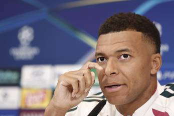 El delantero francés del Real Madrid, Kylian Mbappé.