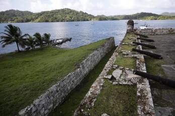 Fotografía del Fuerte de Santiago, parte de la Ruta Colonial Transístmica de Panamá.