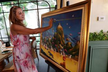 La exhición presentó obras de artistas internacionales inspirados en la mujer.