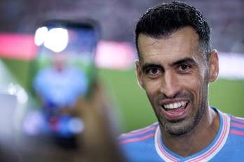 El exjugador, Sergio Busquets.