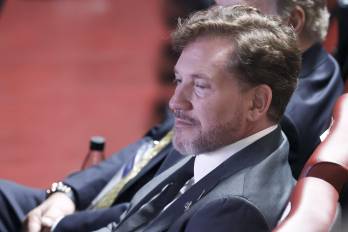 El presidente de la Confederación Sudamericana de Fútbol Conmebol, Alejandro Domínguez.