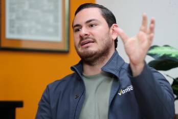 Juan Diego Vásquez, líder del movimiento independiente Vamos, durante la entrevista con ‘La Estrella de Panamá’.