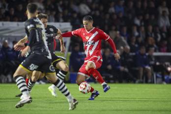 El futbolista colombiano, James Rodríguez durante un partido de Copa del Rey con el Rayo Vallecano.