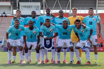 La selección de Panamá sub 21 desde Santo Domingo, Republica Dominicana.