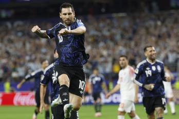 El delantero argentino, Lionel Messi.