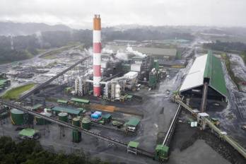 Vista de la mina a cielo abierto Cobre Panamá, una de las más grandes de Latinoamérica, pertenece a la Minera Panamá, filial de la empresa canadiense First Quantum Minerals, en Donoso, Panamá.