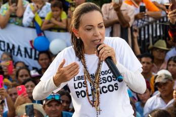 La líder opositora María Corina Machado. Cedida