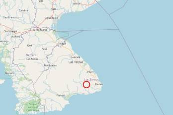 El pasado viernes se registró un sismo localizado entre Tonosí y Torio, en la provincia de Los Santos.