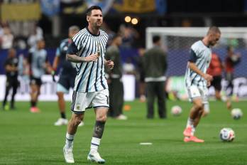 El delantero argentino, Lionel Messi.