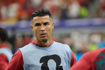 El delantero de Portugal, Cristiano Ronaldo.