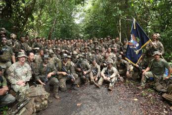 128 militares estadounidenses participaron de esta jornada de aprendizaje este sábado 1 de agosto.