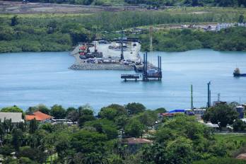 Hasta abril de 2025, los trabajos de construcción del cuarto puente sobre el Canal de Panamá tenían un 20 % de avance.