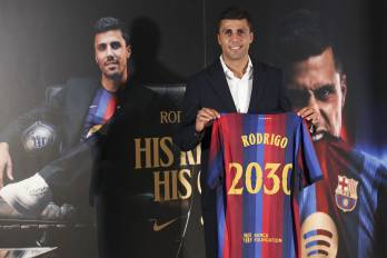 El centrocampista español Rodrigo Hernández.