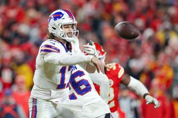 El mariscal de campo de los Buffalo Bills, Josh Allen.