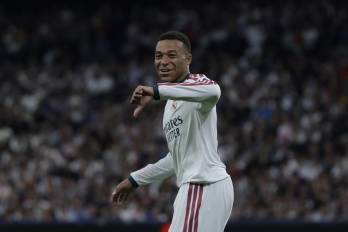 El delantero francés del Real Madrid, Kylian Mbappé.