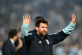 El ya exseleccionado de Argentina, Lionel Messi.
