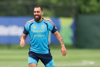 El futbolista español, Borja Iglesias.