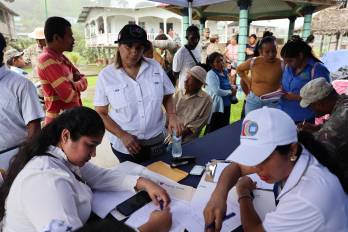 La Lotería entrega donaciones alrededor del país.