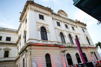 El edificio del Ministerio de Gobierno y Justicia fue traspasado este viernes al Ministerio de Cultura.