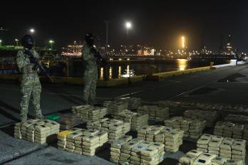 Un contenedor procedente de Ecuador ocultaba droga con destino final a Georgia.