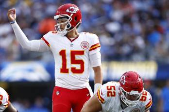 El mariscal de campo de los Kansas City Chiefs, Patrick Mahomes.
