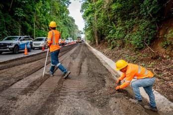 La rehabilitación de la Carretera Panamericana Este registra un 45% de ejecución y comprende 246.2 kilómetros entre Las Garzas y Yaviza.
