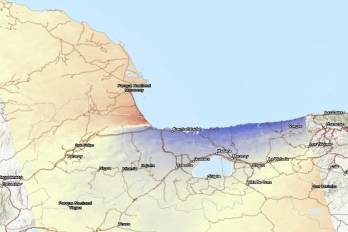 La ruptura de la falla se propagó mar adentro, hacia el este, y luego regresó a tierra firme cerca del aeropuerto internacional al norte de Caracas.