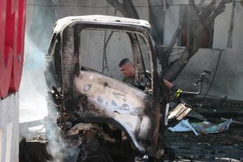Al menos ocho policías y otras tres personas resultaron heridas por la explosión de un vehículo bomba cerca del comando de la Policía del Departamento de Norte de Santander, en la ciudad colombiana de Cúcuta, fronteriza con Venezuela, que fue seguida de otras detonaciones.