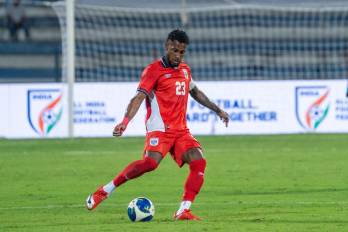 Amir Murillo durante el amistoso ante la India.