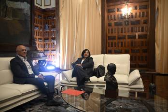 El pasado 18 de junio, el presidente de la Asamblea Nacional de Venezuela Jorge Rodríguez, se reunió con la dirigente opositora Dinorah Figuera en Caracas (Venezuela).