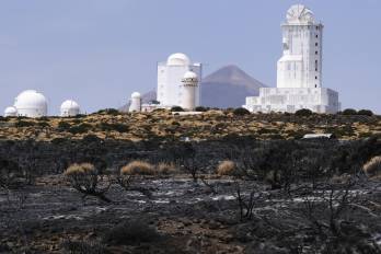 El observatorio del Teide, perteneciente al Instituto de Astrofísica de Canarias.
