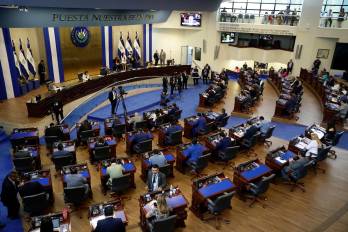 Fotografía de archivo de la Asamblea Legislativa de El Salvador.