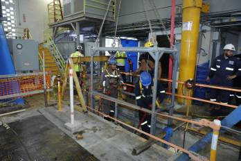 Con equipos especializados, el Idaan busca optimizar el funcionamiento de la planta de Chilibre para mejorar el suministro de agua en toda la ciudad.