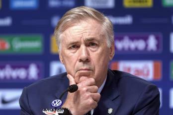 El seleccionador de Brasil, Carlo Ancelotti.