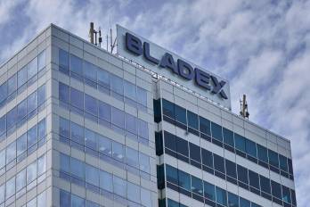 Fotografía del 4 de Junio de 2026 cedida por Bladex que muestra la fachada del edificio de Bladex en Ciudad de Panamá.