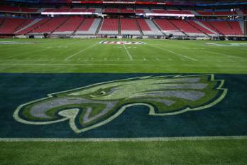 Fotografía de archivo en la que se registró una vista parcial del interior del estadio State Farm de Glendale (Arizona, EE.UU.).