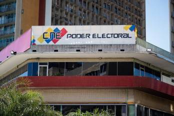 Fotografía de archivo de la sede del Consejo Nacional Electoral (CNE), en Caracas (Venezuela).